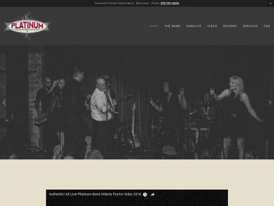 www.platinumbandatlanta.com snapshot