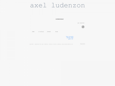 axelludenzon.com snapshot
