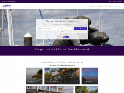 discoverbradenton.com snapshot