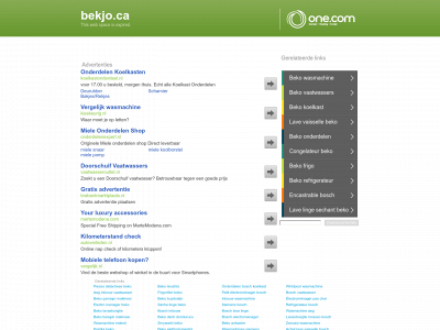 bekjo.ca snapshot