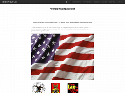 www.patriotspecialtyarms.com snapshot