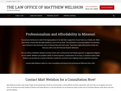 welshonlaw.com snapshot