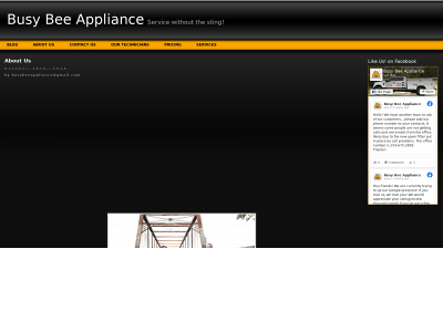 busybeeappliance.com snapshot