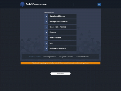 code3finance.com snapshot