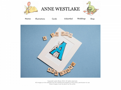 annewestlake.co.uk snapshot