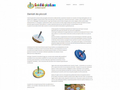genialidapiccoli.com snapshot