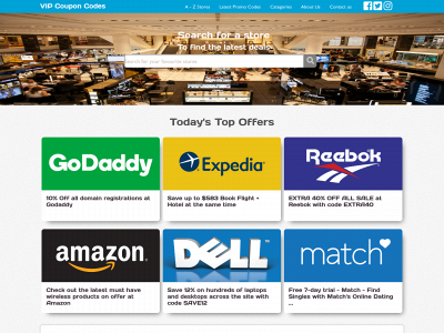 vipcouponcodes.com snapshot