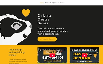 christinacreatesgames.com snapshot