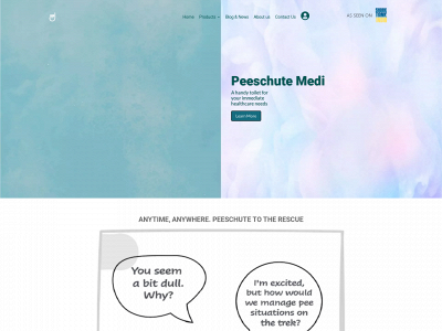 peeschute.com snapshot