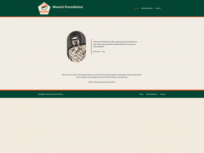 maanitfoundation.com snapshot