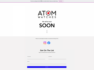 atom-watch.com snapshot