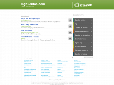 mgcuentas.com snapshot