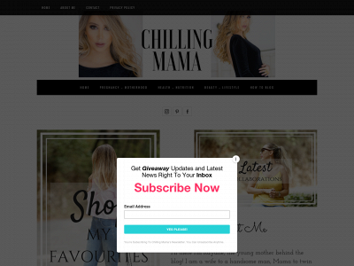 chillingmama.com snapshot