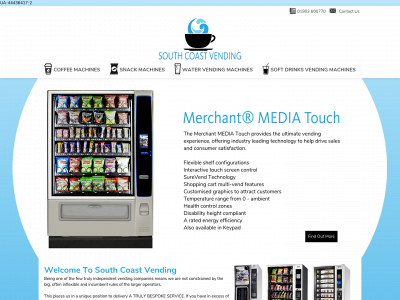 southcoastvendingsussex.co.uk snapshot