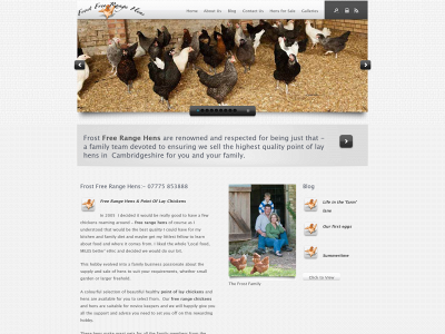 frostsfreerangehens.co.uk snapshot