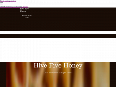 hive-five-honey.com snapshot