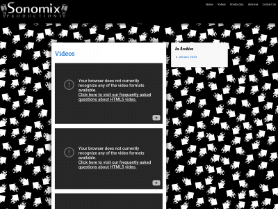sonomixproductions.com snapshot