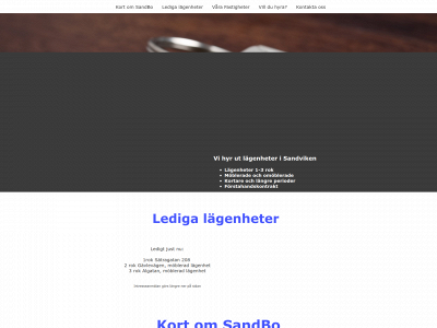 sandbo.se snapshot
