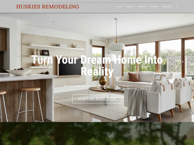 huskiesremodeling.com snapshot