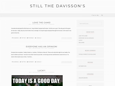 stillthedavissons.com snapshot