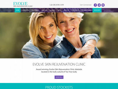 evolveskinrejuvenation.com.au snapshot