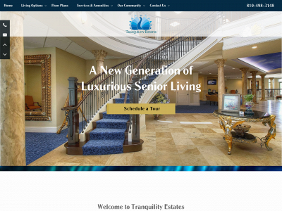 tranquility-estates.com snapshot