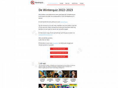 nevenquiz.nl snapshot