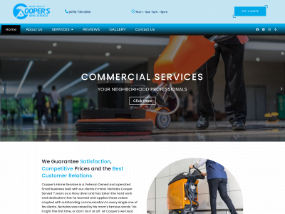 coopershomeservices.com snapshot