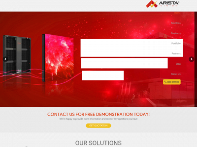 aristavision.com snapshot