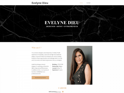 evelynedieu.com snapshot