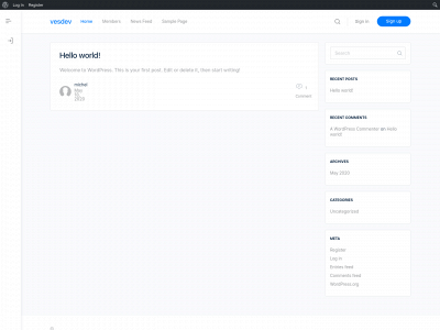 vesdev.com snapshot