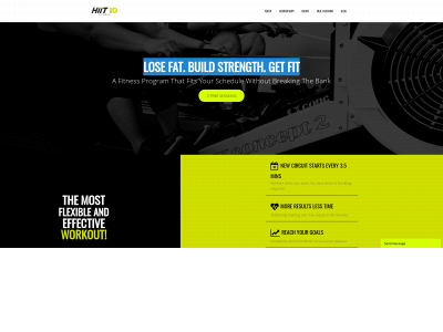 hiit10fitness.com snapshot