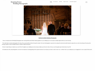 steppingstonesweddingphotography.co.uk snapshot