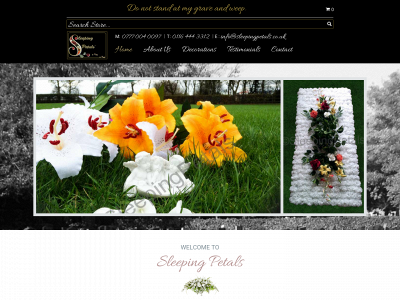 sleepingpetals.co.uk snapshot