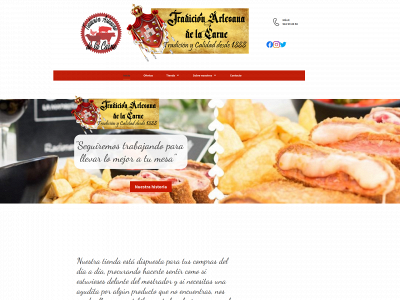 tradicionartesanadelacarne.com snapshot