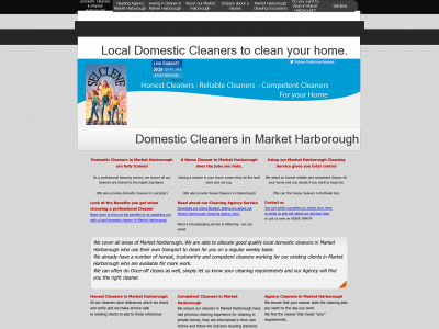 cleanersinmarketharborough.co.uk snapshot