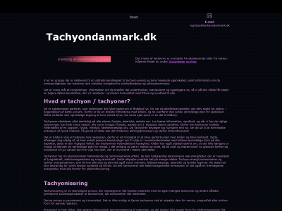 tachyondanmark.dk snapshot