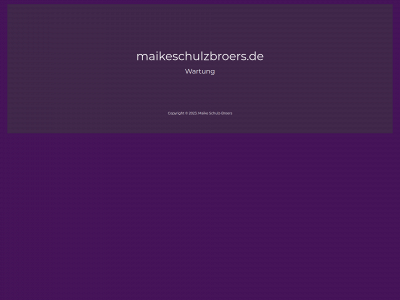 maikeschulzbroers.de snapshot