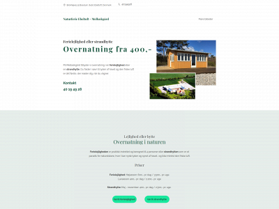 melbaekgaard.dk snapshot