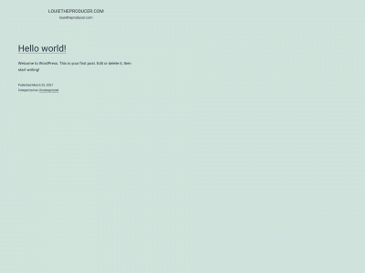 louietheproducer.com snapshot