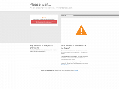 reverendcheats.com snapshot