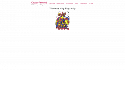 crazyfoxart.com snapshot