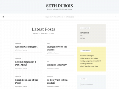 thesethdubois.com snapshot