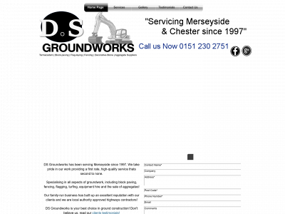dsgroundworks.co.uk snapshot