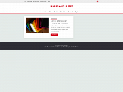 layersandlasers.com snapshot