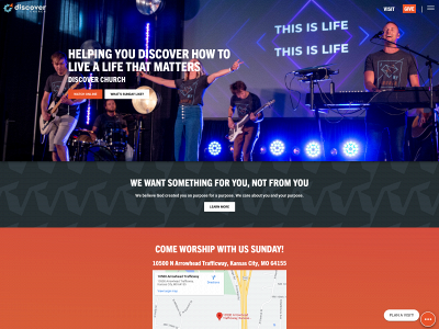 discoverchurchkc.com snapshot