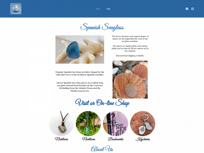 spanishseaglass.com snapshot