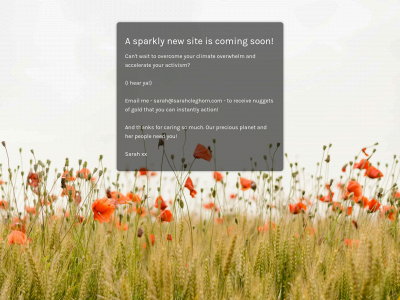 sarahcleghorn.com snapshot