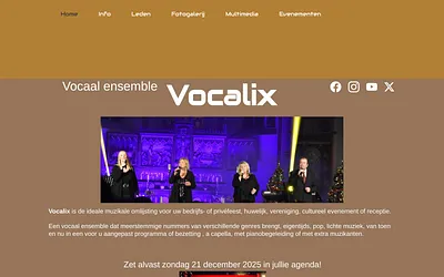 vocalix.be snapshot
