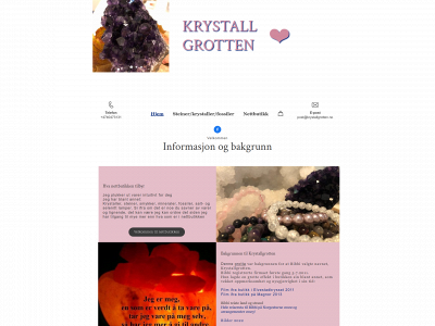 krystallgrotten.no snapshot